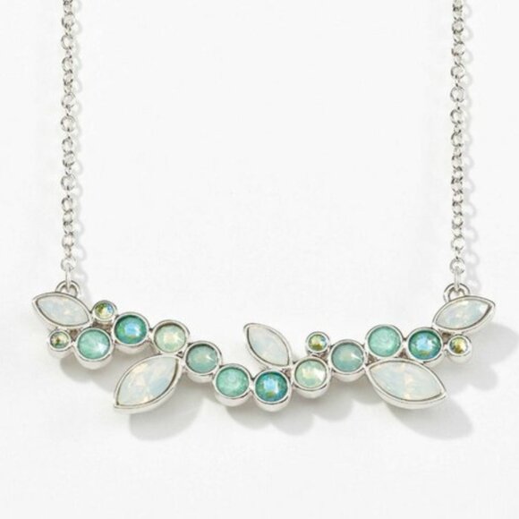 Touchstone Crystal by Swarovski Jewelry - Touchstone Crystal by Swarovski Summer Vine Crystal Necklace 15-18"
